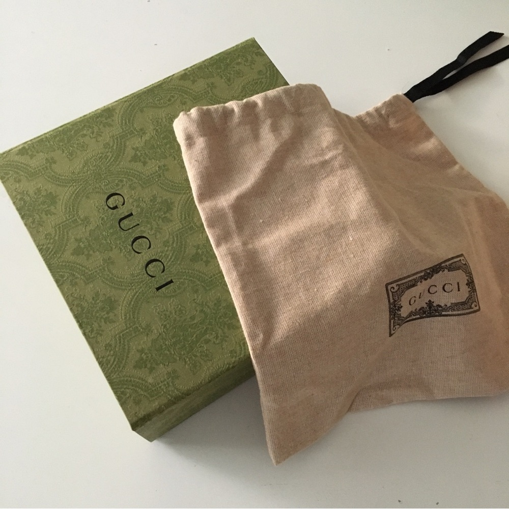 Gucci box and dust bag